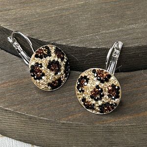 Elegant Leopard Print Earrings